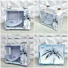 PC 커스텀 케이스 M-ATX ITX 수냉지원 데스크탑 맞춤테마, A, 팬6개