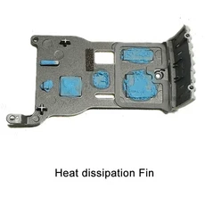 기존 플립 짐벌 ptz 카메라 라운드 프로펠러 가드 하단 쉘 DJI GPS 모듈 ESC 용 전원, 01 빠른, 10 Heat Dissipation Fin
