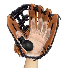 FEYRUN 야구 소프트볼 포수 엄지 보호대 블랙 M 130702, 블랙 (M)