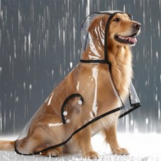 미미상회 강아지 레인코트 XL 강아지판초, L