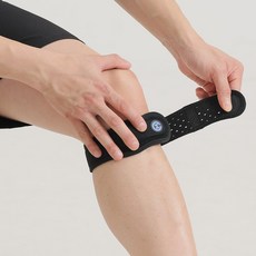 모매착 프로가드 슬개골 무릎보호대 슬개건 아대, 블랙, 1개