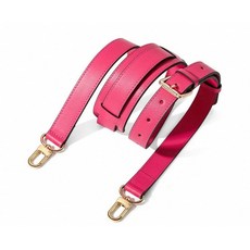 speedy變色背帶，全真皮水桶包/法規包/麻將包背帶，精品包包配件，斜背包帶, 梅紅色2.5寬度, 1個