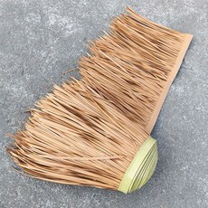 초가지붕 인조 볏짚 오두막 시골 휴양지 인공