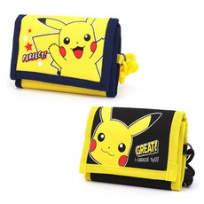 PoKeMoN 寶可夢 兒童魔鬼氈錢包 2入