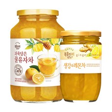 복음자리 유자차 1kg *생강 레몬차 500g, 1개, 1개입