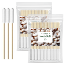 후스소프트 위생검사적합제품 단단한 대왕면봉 다용도 굵은 부케 두피 스케일링 두꺼운 봉 솜방망이 왕면봉, 2세트, 50개입