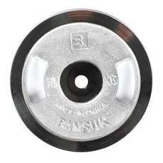반석스포츠 크롬도금바벨 도금원판 10kg 1개