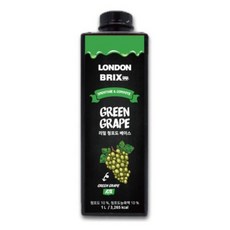 런던브릭스 블랙라벨 리얼 청포도 베이스, 1L, 3개