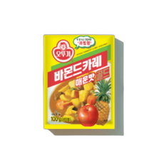 오뚜기 카레 바몬드카레 매운맛 분말가루 /, 6개, 100g