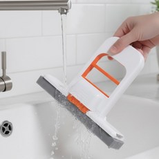 펄빈 물기제로 손잡이 스퀴지 걸레, 그레이, 1세트