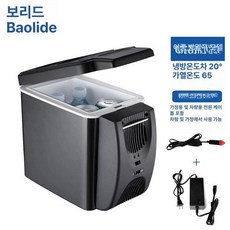 차량용 미니냉장고 소형 이동식 기숙사용 제품 냉온 기능, 6L 이중 냉각 차량, 1L