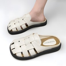 Modern Fashion 여성 발편한 사계절 샌들 뮬 슬리퍼