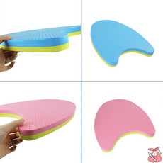 해피J보따리 고밀도 EVA 폼 수영 킥보드 어린이 초보자 수영훈련 강습보조도구 킥판 부력판, 블루, 블루