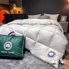 Connect LINK 거위털 구스다운 프리미엄 호텔이불, 봄가을용, 화이트