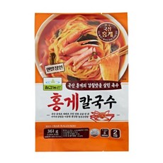 칠갑농산 홍게칼국수, 2개, 361g