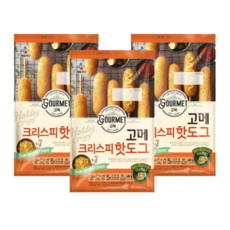 비비고 고메핫도그 크리스피, 400g, 3개