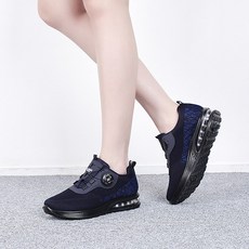 男款針織錶盤跑步鞋網狀氣墊運動鞋 Boa System健身鞋氣墊鞋軟軟的輕便步行鞋慢跑鞋男女適用