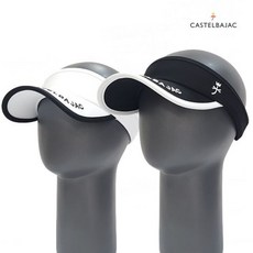 까스텔바작 여성 골프 UV 썬바이저 코튼 자수 썬캡 872956