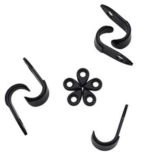 shangren 참신 1 세트 색소폰 색소폰 엄지 후크는 쿠션을 받칩니다. 엄지는 블랙을 지원합니다., 설명, 블랙, 1개