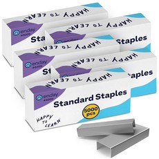 표준 스테이플 50 000개 - 0.6cm(1/4인치) 길이 스트립 당 210개 걸림 방지 끌 포인트 스테이플러용 스테이플 교체 스테이플러에 적합 각 5 000개 박