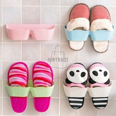 부착식 슈홀더 실내화보관함 거실실내화거치대 가정용신발장 신발홀더