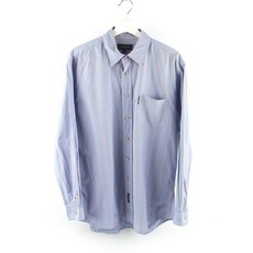 105 / 헤지스 남성 긴팔 스트라이프 셔츠 / B012P -057, 1개, 사진참고