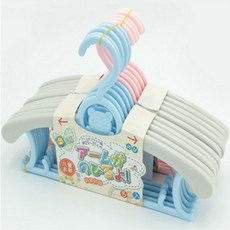 사이즈 조절 옷걸이5P(블루) G, 1개