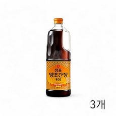 샘표식품 501 양조간장 세트 (1.7L X3병) - 만능 조림볶음 간장, 1.7L, 1세트