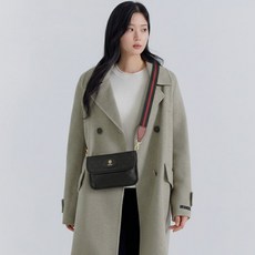 지센 여성 피어로즈 모노그램 패턴 클러치백 LAABO902_BK 2867178