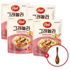 그래놀라 크랜베리 아몬드 570g 4개