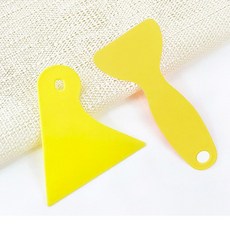 플라스틱 공구 헤라 스크랩퍼 성에제거 스티커 필름, 일자형, 1개