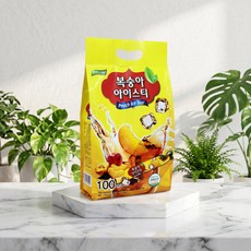 [2개묶음] 이레에프에스 복숭아 아이스티 100스틱, 14g