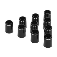 언 샤프트 유니버설과 싱글 실버 링에 호환되는 10pcs 블랙 골프 테이퍼 페룰, .335