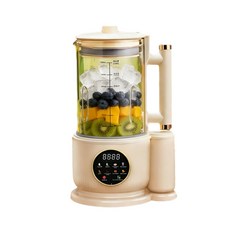 全自動免煮破壁豆漿機 多功能料理機, 白色 - 美規110V