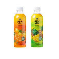 매일 썬업 750ml 2개 냉장/무/파인애플1+오렌지감귤1/신선과즙주스