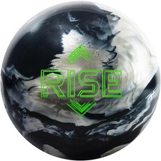 KR Strikeforce Rise 솔리드 언드릴링 볼링 볼 퍼플/블랙 4.5kg(10파운드), Black/Silver