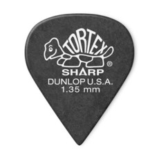 JIM DUNLOP 412P1.35 샤프 블랙 1.35mm 12/플레이어 팩_166430, 1.35mm_166430, 12팩