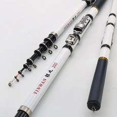 JOSBY 탄소 섬유 스피닝 낚싯대 텔레스코픽 미니 폴 3M 2 7M 2 4M 2 1M 1 8M 1 5M 물고기 장비 태클, [03] 2.1M-White