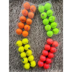 골프 세인트나인 유광 컬러혼합 3피스 로스트볼 A+급 (투명케이스 포장), 1세트, 10개입, 그린