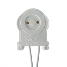 FL 소켓 흰색 형광등 안정기 스프링소켓 직관등 760mm 1A 250V