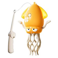 跳舞章魚 跳舞魷魚 - 趣味章魚玩具, 1個, 黃色, 黃色