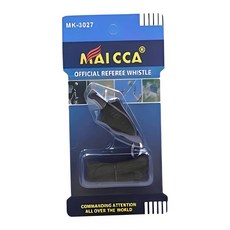 MAICCA MK-3027 裁判哨 無滾珠設計, 黑色, 1個