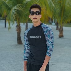 벤디스 야자핏 남자 래쉬가드 수영복 상의 비치웨어