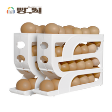 빵구석 슬라이딩 계란 트레이 1+1, 화이트+화이트