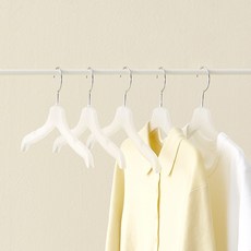 씨인크 여성 어깨뿔방지 라운드 옷걸이, 10개, 반투명