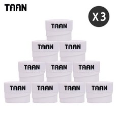 테니스 오버그립 땀 흡수 오버 밴드 테이프 배드민턴 땀흡수, 1개, 화이트 드라이 흡습 하프 30개 TW800