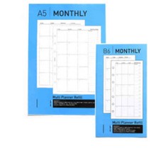 멀티플래너 속지 A5속지, 02. 주간내지 B6