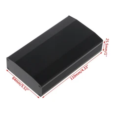 전자 프로젝트 상자 압출 알루미늄 인클로저 PCB 악기 DIY 케이스, 06 인디고