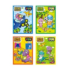 디즈니 다이노프렌즈 종합장 10권 세트 17매, 단품, 단품