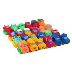 어린이집 다양한 놀이와학습 말랑 자동차 24종 남아방꾸미기 피규어몰, 1개